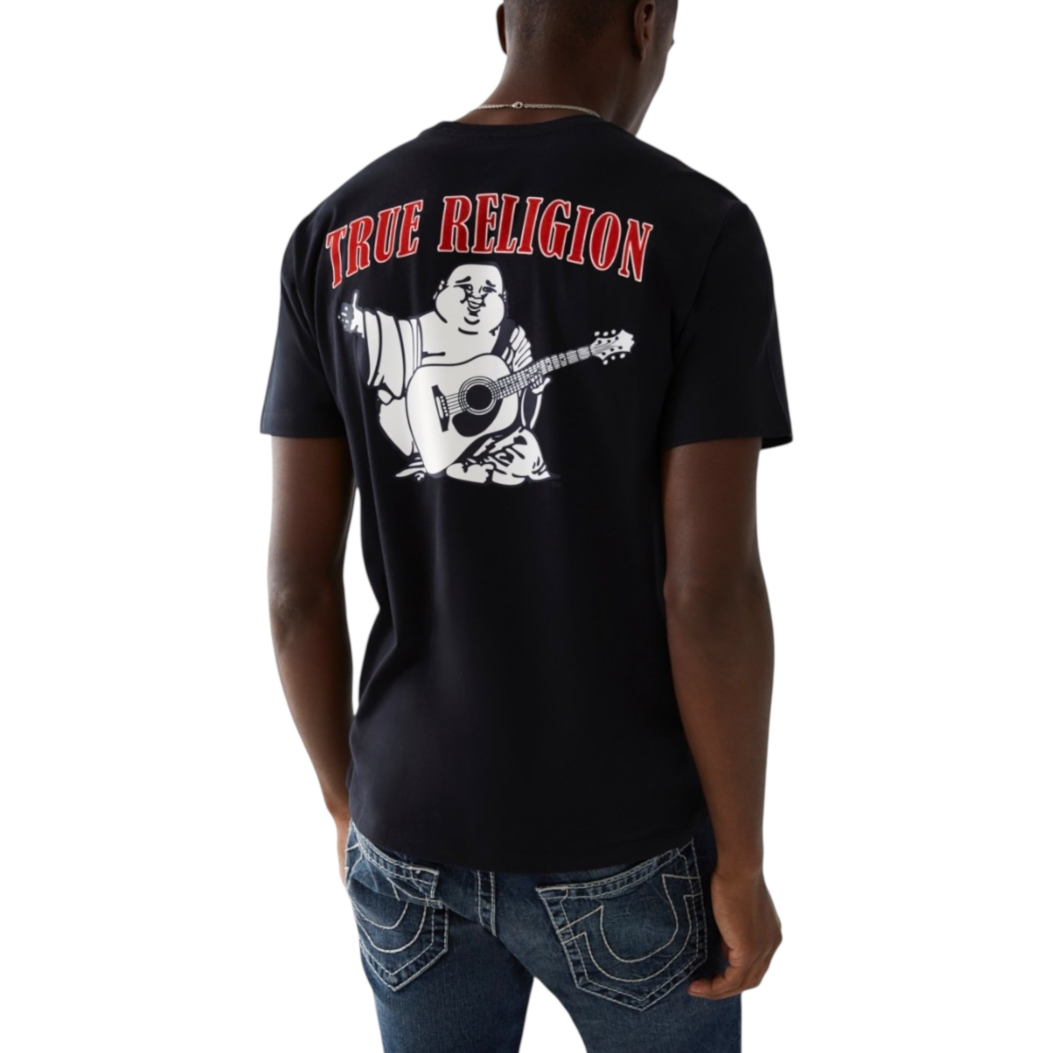 TRUE RELIGION: Buddha Logo SS Tee